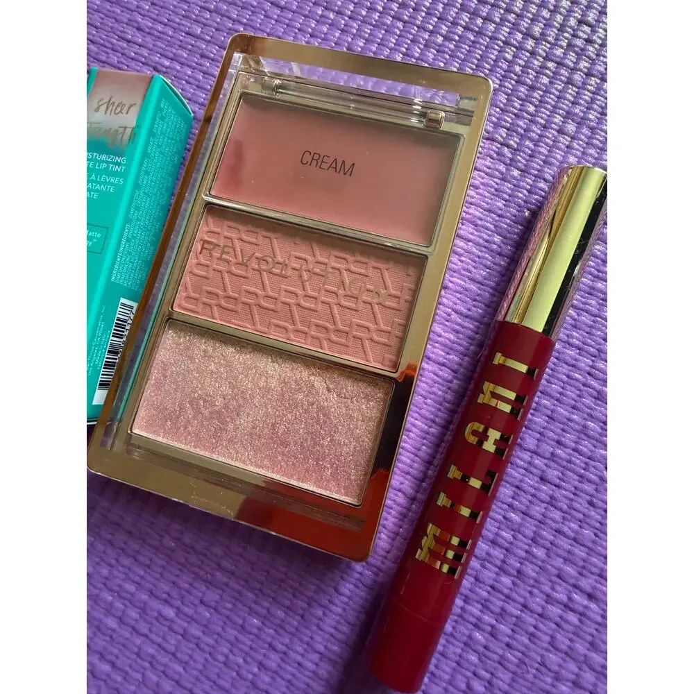 New Makeup Lot Thrive Cosmetics, Makeup Revolution Blush Milani, Loreal Lipstick